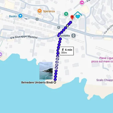 Lägenhet Free Parking - 5 Minutes From The Sea - 2 Minutes From The Station Bogliasco
