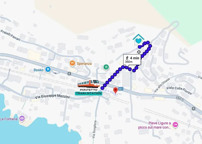 Free Parking - 5 Minutes From The Sea - 2 Minutes From The Station Bogliasco